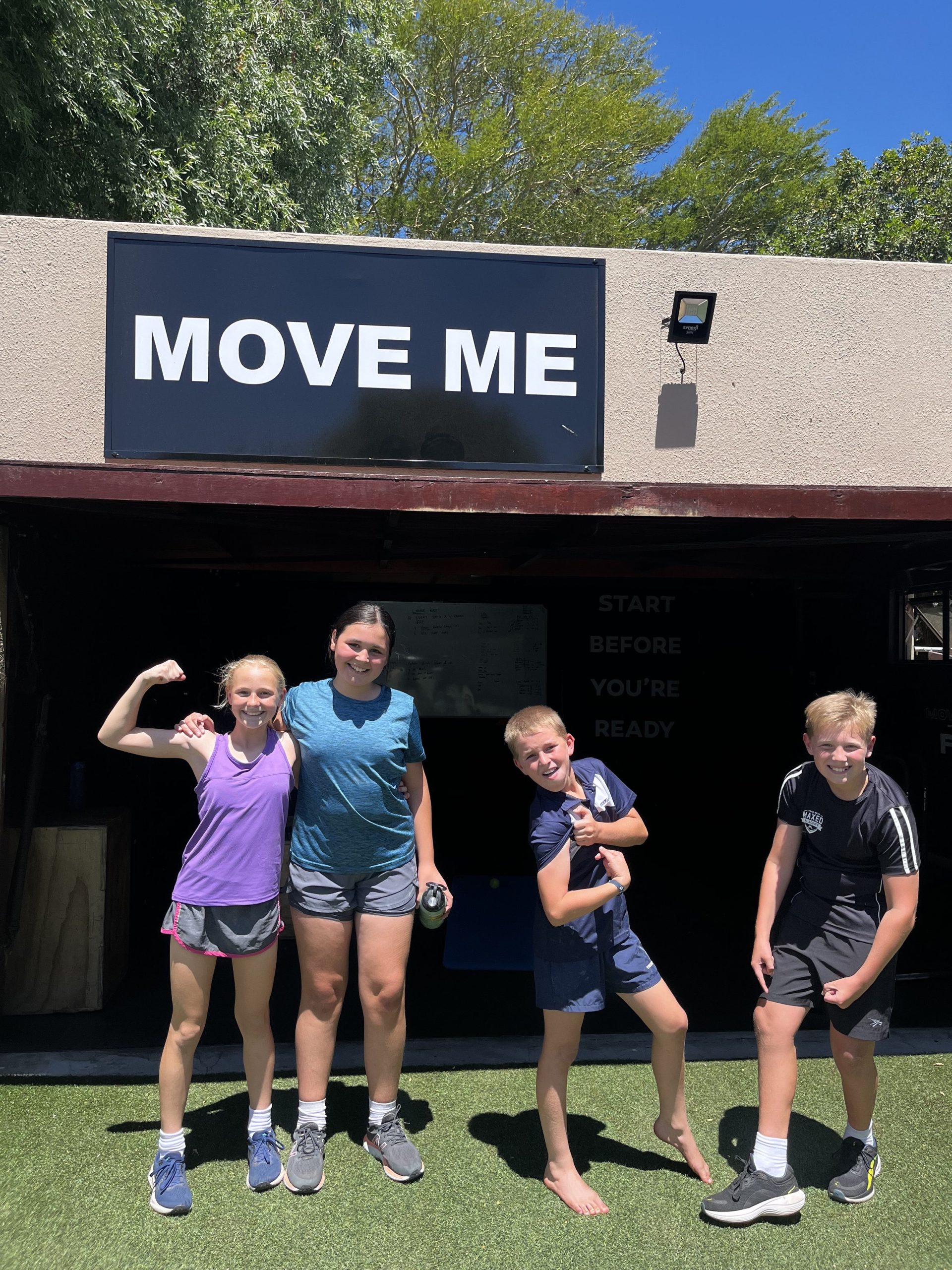 Youth strength and conditioning group at Move360