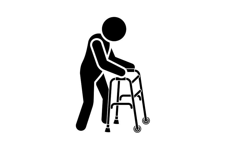 Icon representing post-surgery rehabilitation