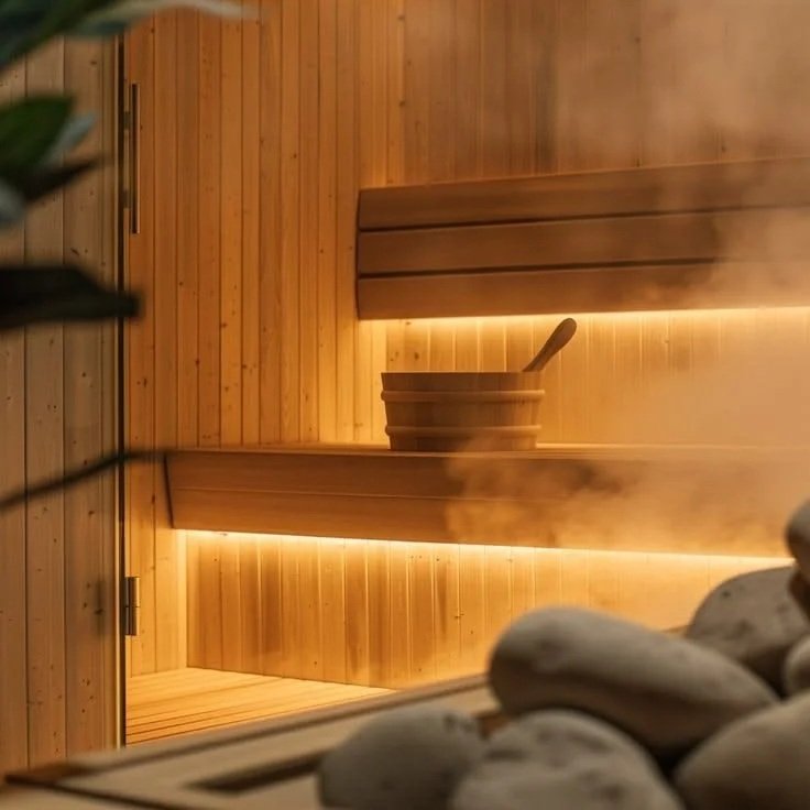 Sauna in the Move360 recovery room
