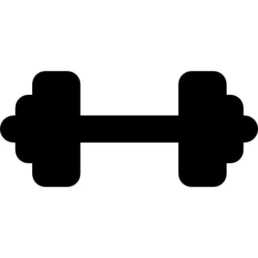 Icon representing athletes and gym training